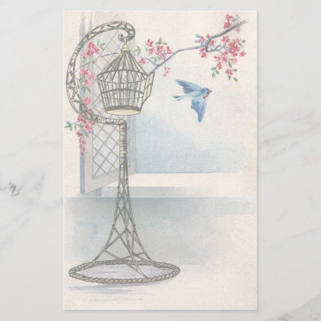 Papelería Efectos de escritorio florales de Pascua del (Anverso)