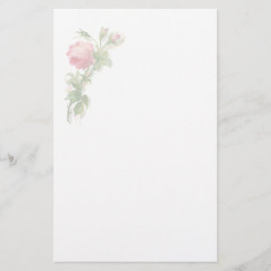 Papelería Efectos de escritorio florales del vintage