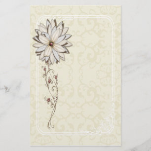 Papelería Efectos de escritorio florales elegantes