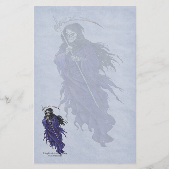 Papelería Efectos de escritorio góticos de Faucheuse del La (Anverso)