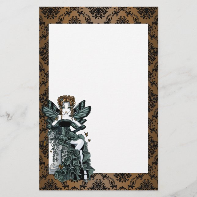 Papelería Efectos de escritorio góticos de la hada de la (Anverso)