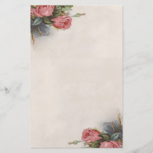 Papelería Efectos de escritorio hermosos de los rosas del