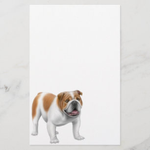 Papelería Efectos de escritorio ingleses del bulldog