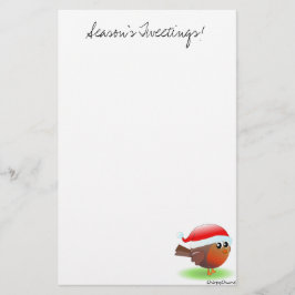 Papelería Efectos de escritorio lindos del petirrojo del