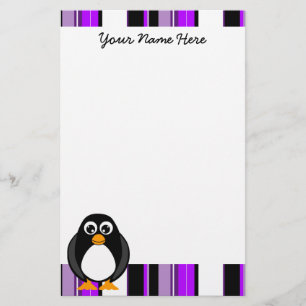 Papelería Efectos de escritorio lindos del pingüino