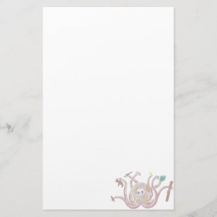 Papelería Efectos de escritorio manchados del pulpo