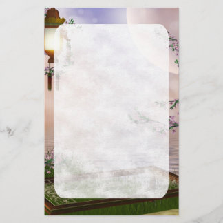 Papelería Efectos de escritorio orientales de la flor de