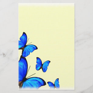 Papelería Efectos de escritorio personales de las mariposas