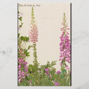 Papelería Efectos de escritorio personalizados flor del