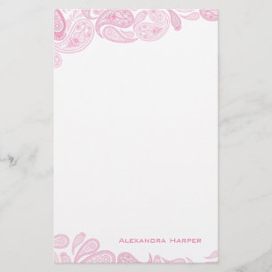 Papelería Efectos de escritorio personalizados Paisley