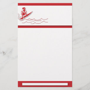 Papelería Efectos de escritorio que practican surf:
