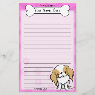 Papelería Efectos de escritorio rojos y blancos de Kawaii