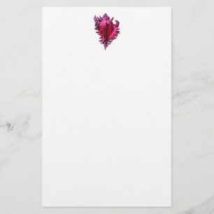 Papelería Efectos de escritorio rosados de Shell del mar de