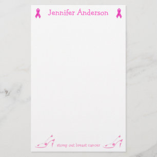 Papelería Efectos de escritorio rosados del cáncer de pecho