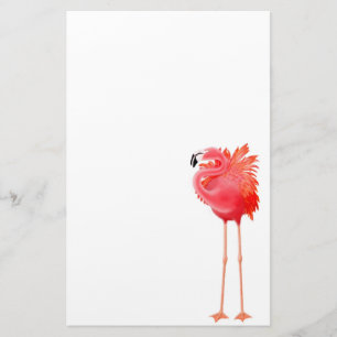 Papelería Efectos de escritorio rosados tropicales del