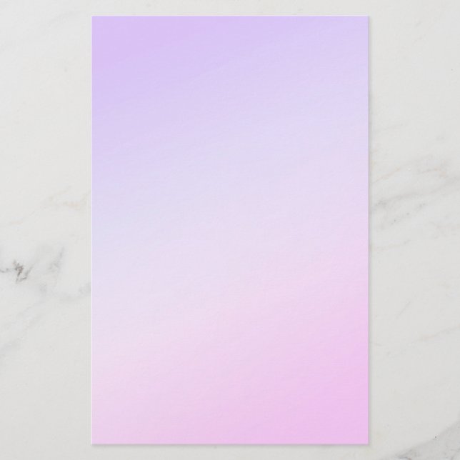 Papelería Efectos de escritorio rosados y púrpuras (Anverso)