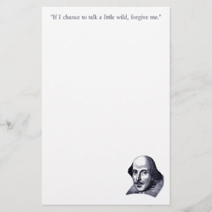 Papelería Efectos de escritorio simples de Shakespeare