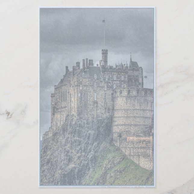 Papelería Efectos de escritorio tempestuosos del castillo (Anverso)