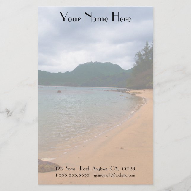 Papelería Efectos de escritorio verdaderos del paraíso (Anverso)