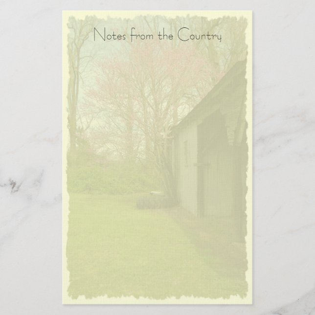 Papelería Efectos de escritorio viejos del granero (Anverso)