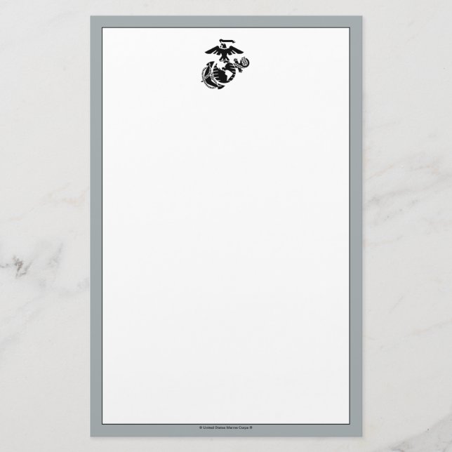 Papelería EGA de un solo color - Negro (Anverso)