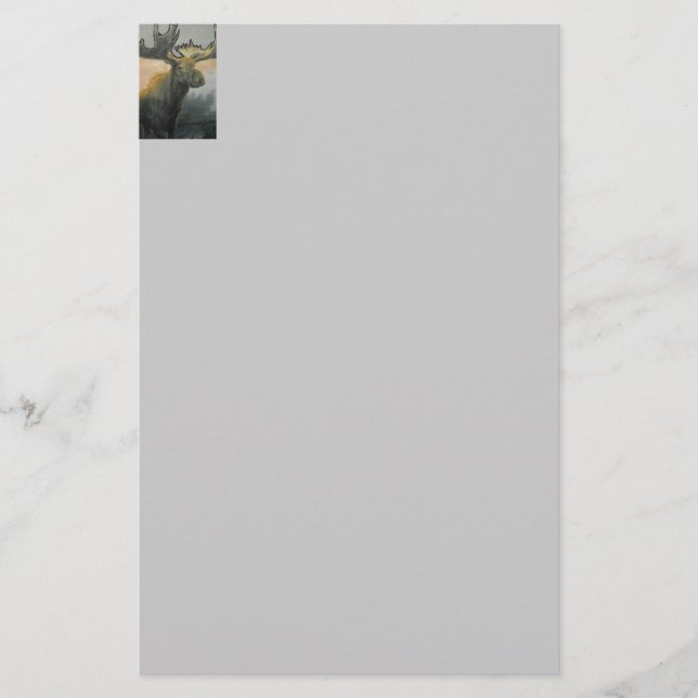 Papelería El alce despierta los efectos de escritorio (Anverso)