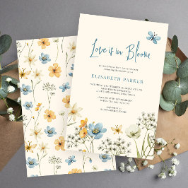 Papelería El amor presupuestal en la invitación a la ducha d