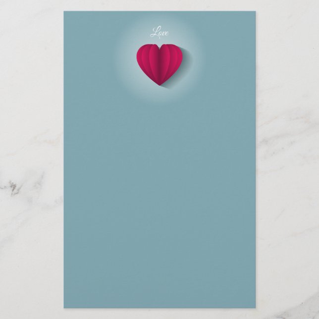 Papelería El amor romántico moderno (Anverso)