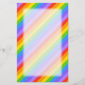 Papelería El arco iris diagonal raya el modelo