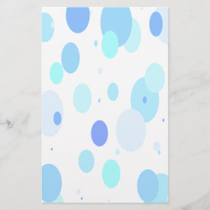 Papelería El azul descolorado burbujea los efectos de