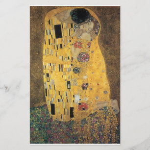 Papelería El beso, la reproducción, la pintura de Gustav Kl