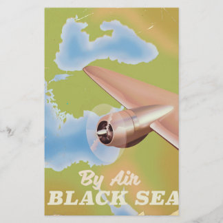 Papelería El cartel de viaje del mar Negro