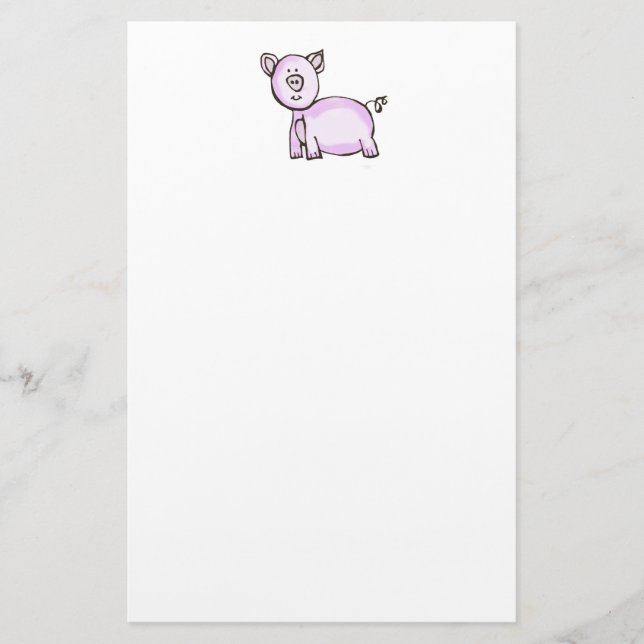Papelería El cerdo de los niños (Anverso)