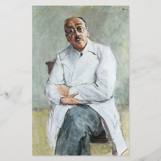 Papelería El cirujano (por Max Liebermann) (Anverso)