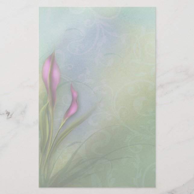 Papelería El corazón de una mujer - cala (Anverso)