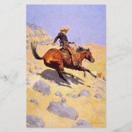 Papelería El Cowboy (por Frederic Remington)