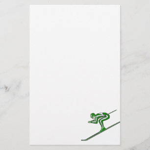 Papelería El esquí verde ayuna