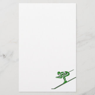 Papelería El esquí verde ayuna