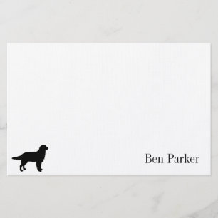 Papelería El golden retriever personalizó los efectos de
