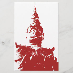 Papelería El gran guardián lao .. Parque Buddha, Vientiane, 