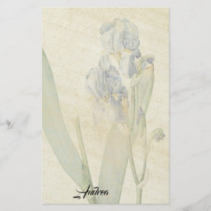 Papelería El iris de Redoute florece los efectos de
