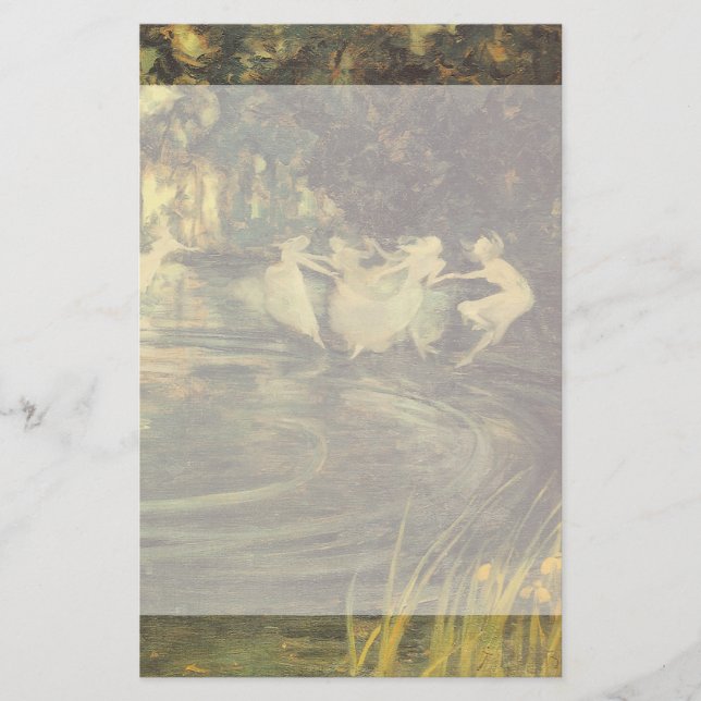 Papelería El jaleo de las hadas por Arthur Black, la danza d (Anverso)