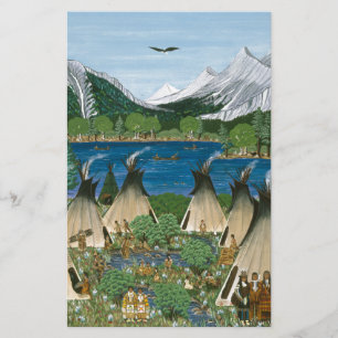 Papelería El lago Nez Perce ~ Wallowa