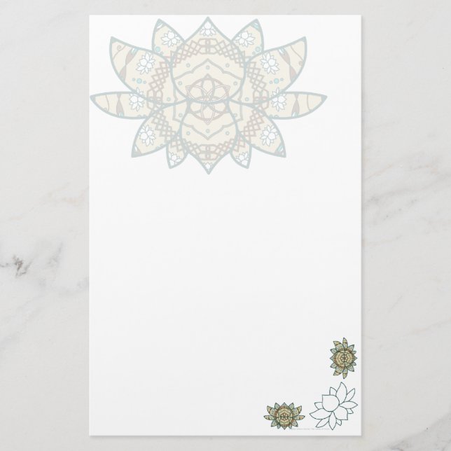 Papelería El Lotus Stationery (Anverso)