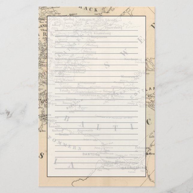 Papelería El mar Báltico (Anverso)