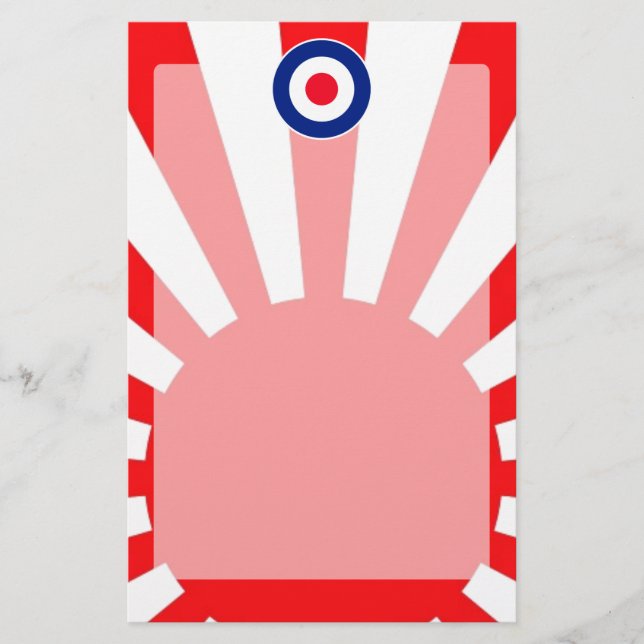 Papelería El MOD Target Roundel sobre el estallido de Japón (Anverso)