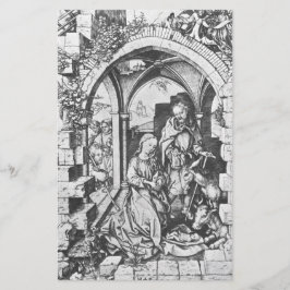 Papelería El nacimiento de Jesús (por Martin Schongauer)