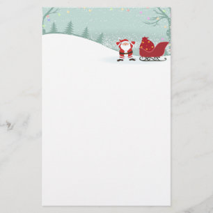 Papelería El nevar de las Felices Navidad + Efectos de