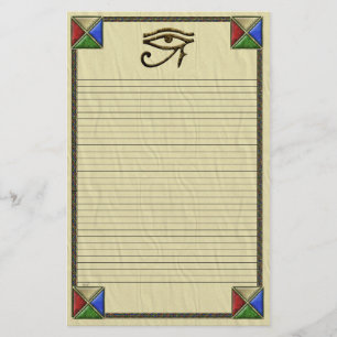 Papelería El ojo de Horus alineó