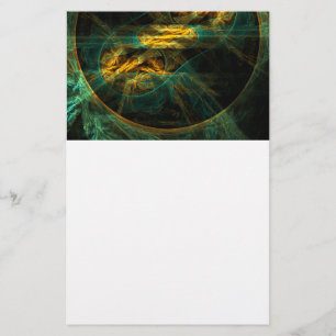 Papelería El ojo de la jungla Abstract Art Stationery